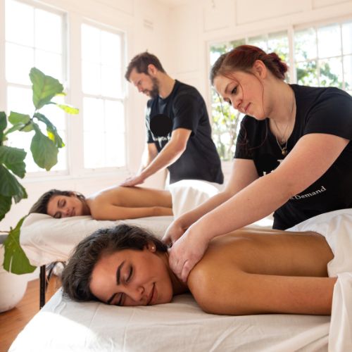 Mobile group massage